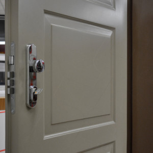 ADLO - Sicherheitst�r LISBEO, T�rdesign Kasettenausf�hrung KV-2, T�roberfl�che spritzlackiert Color