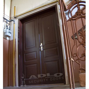 ADLO - Sicherheitst�r ADUO, zweifl�gelige, Kassettenausf�hrung atyp, Schallschutz extra