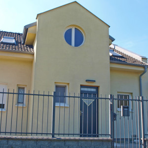 ADLO - Thermo-Au�enraumt�r TEJEN, T�roberfl�che RAL 7016, verglast PS451, Oberlichte