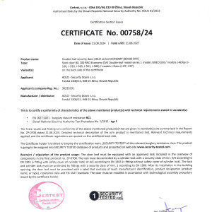 ADLO Security doors ECONOMY RC1 - JUBEO