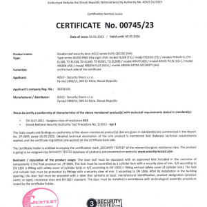 ADLO Sicherheits-Doppelfl�gelt�r Serie ELITE RC3