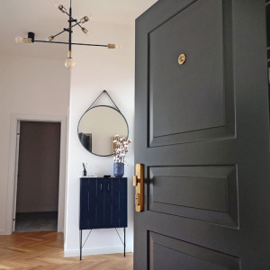 ADLO - Sicherheitst�r ADUO, Kasettendesign 250 - KV 1, T�roberfl�che RAL 7016 matt