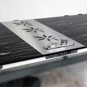 ADLO � Sicherheitst�r ZENIT, atyp Furnier natur EBEN, Hochglanz, Ausf�hrung Camella 002 atyp