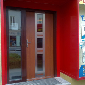 ADLO - Thermo-Au�enraumt�r ADUO, NOBLESSE, Dalia 004, seitliches Fixteil