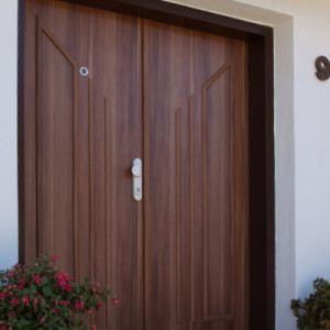 ADLO - Sicherheits-Doppelfl�gelt�r TEDUO, 90x90cm Leistenausf�hrung L371, Hauseingangst�r