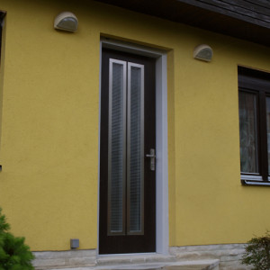 ADLO - Thermo-Sicherheitst�r TEDUO, verglast, Dreifach-Panzerglas P372, Glas Edelit P5A, H�he 226cm