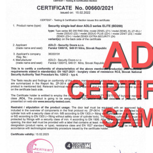 ADLO Security doors - Elite category, RC4