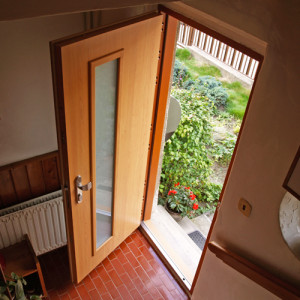 ADLO - Thermo-Sicherheitst�r ADUO, verglast, Thermo-Dreifachpanzerglas Matelux, Leisten LOG