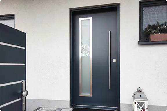 Verglaste Eingangst�ren