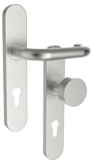 Beschl�ge Rostex Perun Obl� RC-N/A, Edelstahl matt, Griff rechts � Handgriff [38 mm�60 mm]