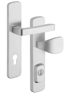 Schutzbeschlag Rostex RX1 Astra RC3, Edelstahl matt, Dr�cker � Quadratischer Griff