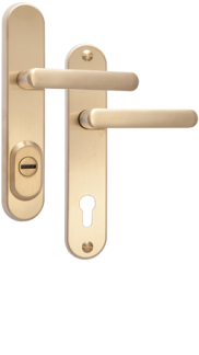 Schutzbeschlag Rostex R4, Rund, Edelstahl Titan matt, Exklusiv, Dr�cker - Dr�cker