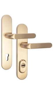 Schutzbeschlag Rostex RX4-50 RC3, Rund, Edelstahl Titan matt, Massiv, Dr�cker - Dr�cker