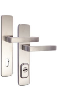 Schutzbeschlag Rostex RX4 Astra RC3, Edelstahl matt, Dr�cker - Dr�cker