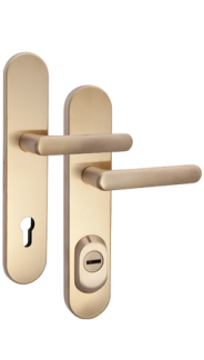 Schutzbeschlag Rostex RX4-50 RC4, Rund, Edelstahl Titan matt, Exklusiv, Dr�cker - Dr�cker