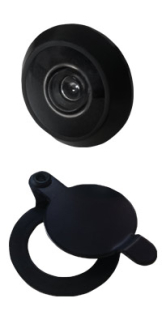 Panorama-Sucher 180� Resist, mattschwarz mit Schutzkappe