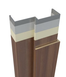 Schnitt der Sicherheitszarge