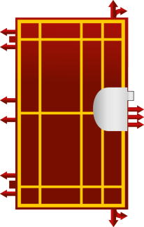 TEDUO Einbruchsichere Wohnungst�r Sicherheitst�r RC3