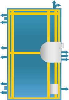 TEJEN Einbruchsichere Haust�r Thermo RC3