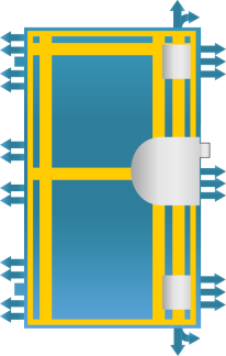 ZENIT Einbruchsichere Haust�r Thermo RC4