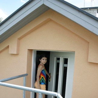 Zugang zum Wirtschaftsraum im Dachgeschoss